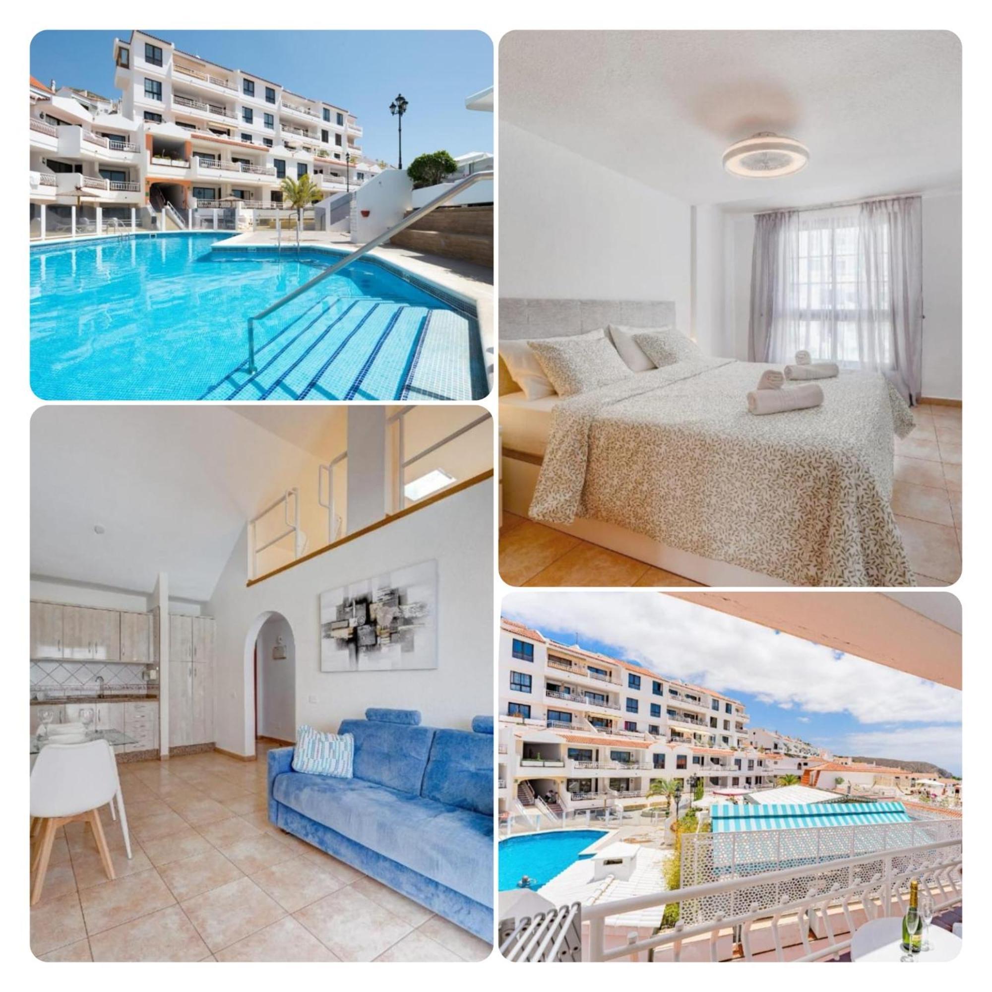 Pretty 1B Apartment In Diamantes 2, Heated Pool Los Cristianos  Dış mekan fotoğraf
